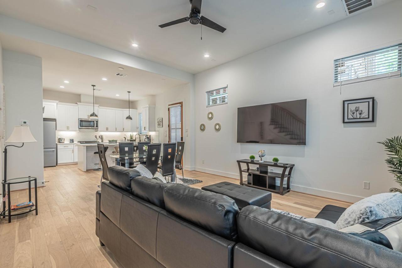 Villa Luxury 3Br, Ks Bed Mins Away 4Rm Dtown, Med Ctr Houston Exterior foto